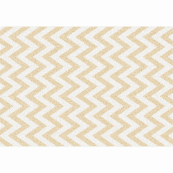 Koberec, béžovo-biela vzor, 67x120, ADISA TYP 2
