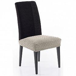 Forbyt Multielastický poťah na sedák na stoličku Martin béžová, 50 x 60 cm, sada 2 ks