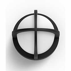 Philips 17380/30/PN Astilbe Vonkajšie nástenné svietidlo 17 cm, čierna