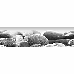 Samolepiaca bordúra Beach stones, 500 x 14 cm