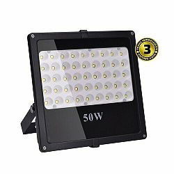 Solight LED vonkajší reflektor, 50W, 4250lm, AC 230V, čierna